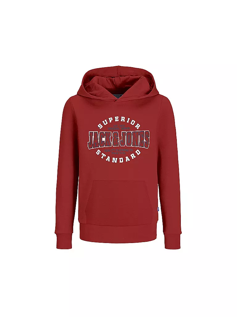 JACK & JONES | Jungen Kapuzensweater - Hoodie JJELOGO | Rojo