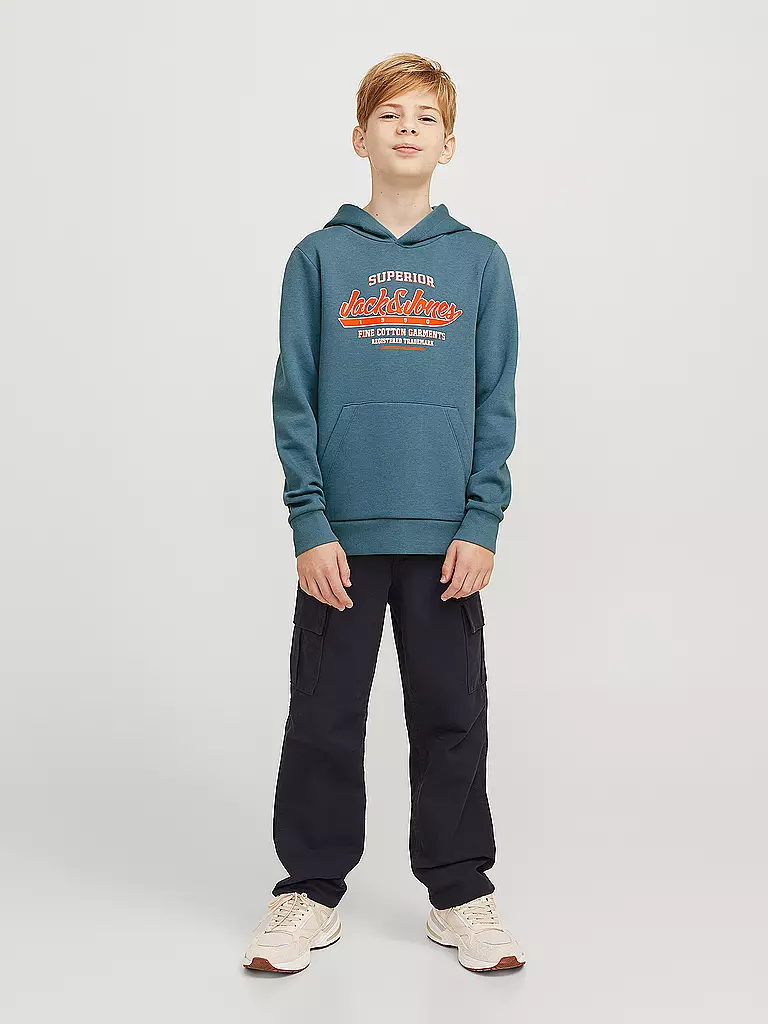 JACK & JONES | Jungen Kapuzensweater - Hoodie JJELOGO | Petróleo