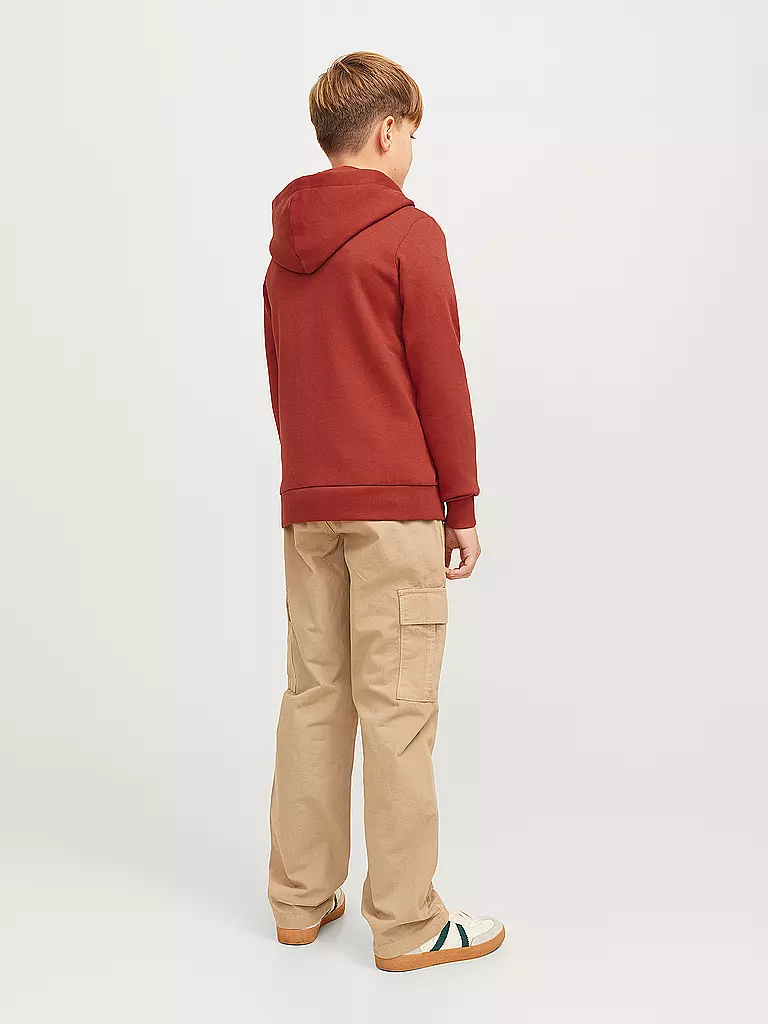 JACK & JONES | Jungen Kapuzensweater - Hoodie JJELOGO | Rojo