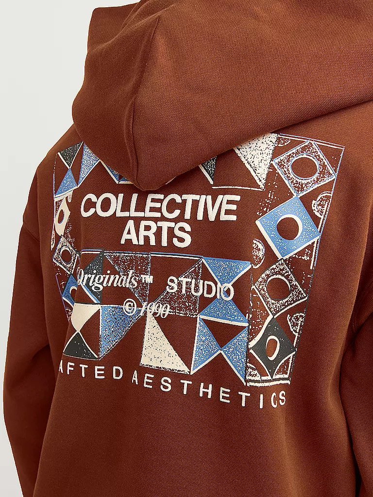 JACK & JONES | Jungen Kapuzensweater - Hoodie JORNOHO  | Marrón