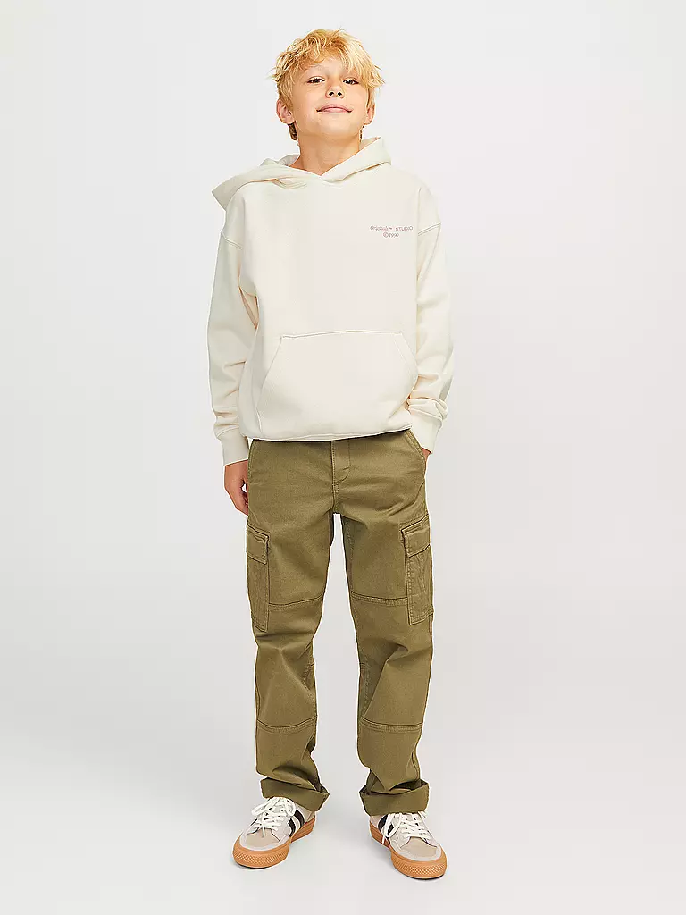 JACK & JONES | Jungen Kapuzensweater - Hoodie JORNOHO  | Blanco