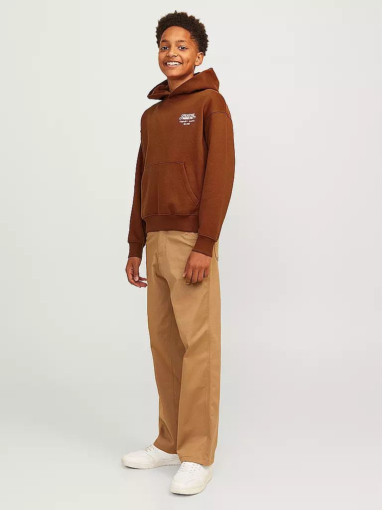 JACK & JONES | Jungen Kapuzensweater - Hoodie JORNOHO  | Marrón
