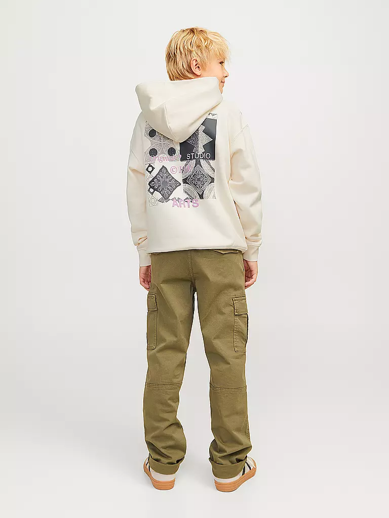 JACK & JONES | Jungen Kapuzensweater - Hoodie JORNOHO  | Blanco