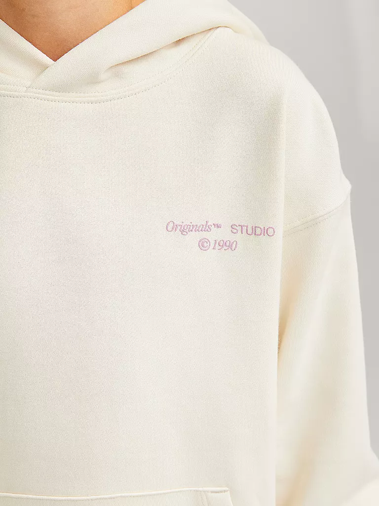 JACK & JONES | Jungen Kapuzensweater - Hoodie JORNOHO  | Blanco