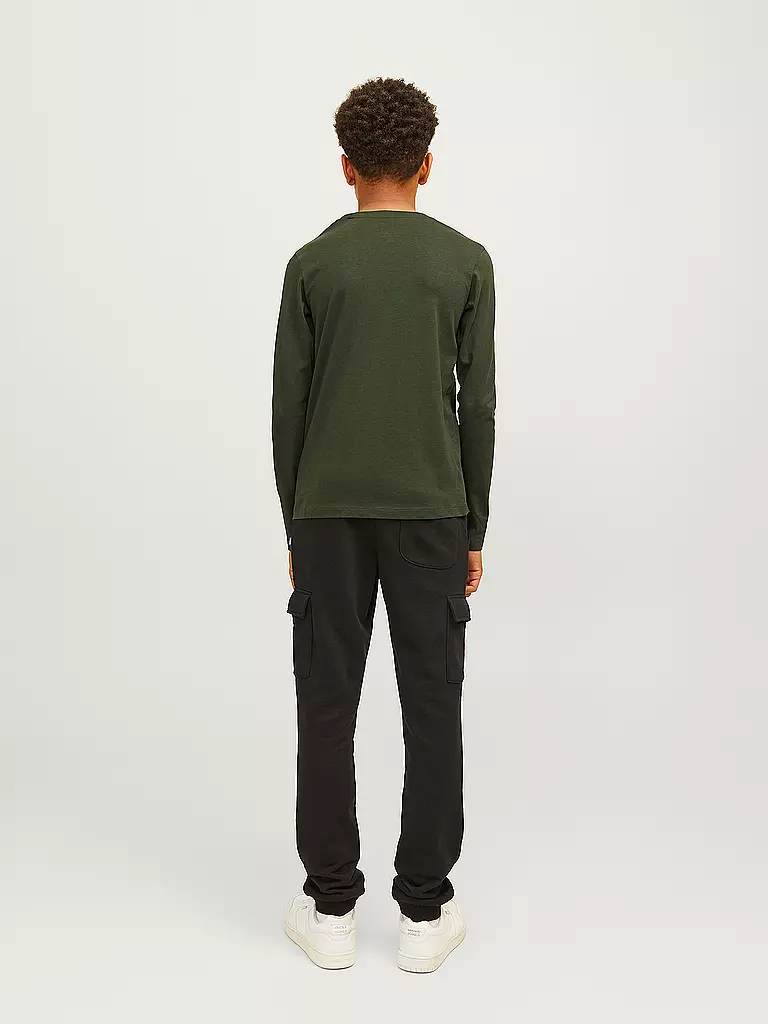 JACK & JONES | Jungen Langarmshirt  JJELOGO | Oliva