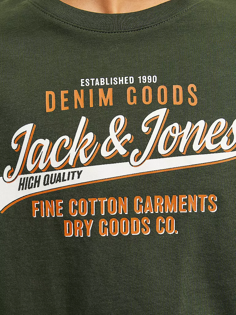 JACK & JONES | Jungen Langarmshirt  JJELOGO | Oliva