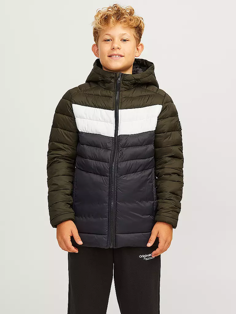 JACK & JONES | Jungen Steppjacke JJESPRINT | Oliva