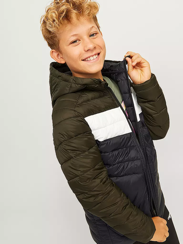 JACK & JONES | Jungen Steppjacke JJESPRINT | Oliva