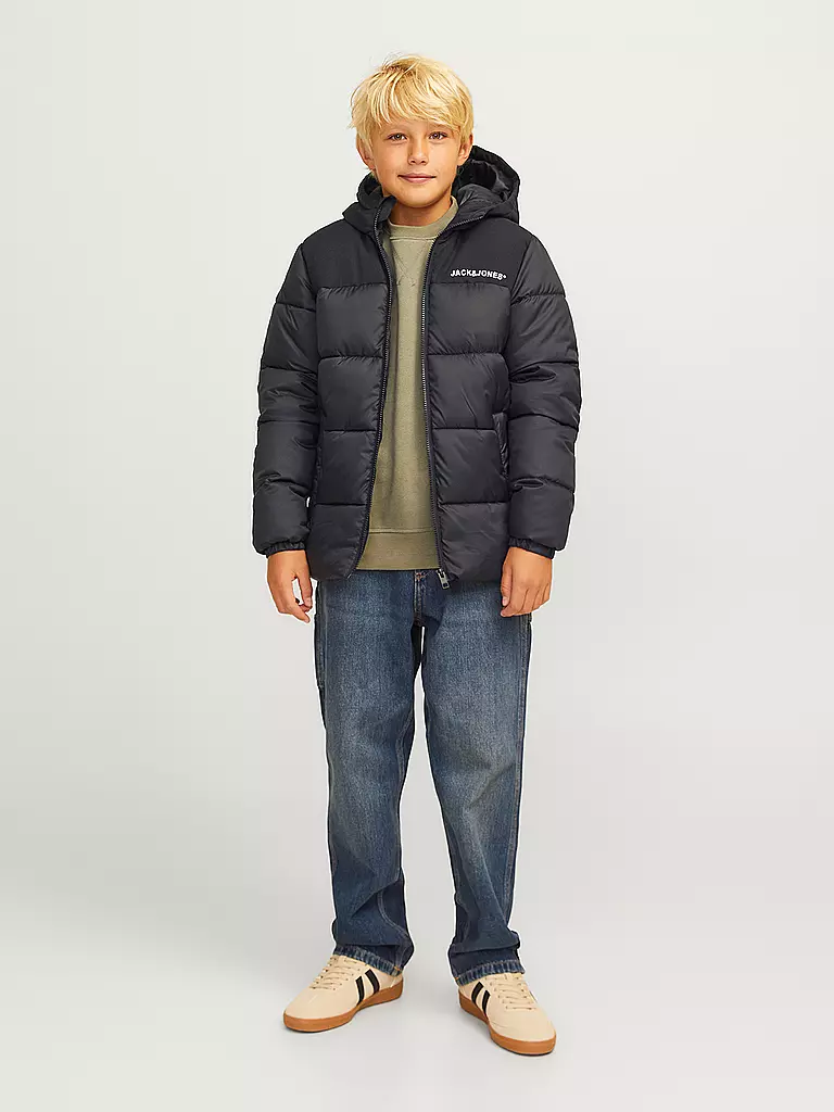 JACK & JONES | Jungen Steppjacke JJMOON | Negro