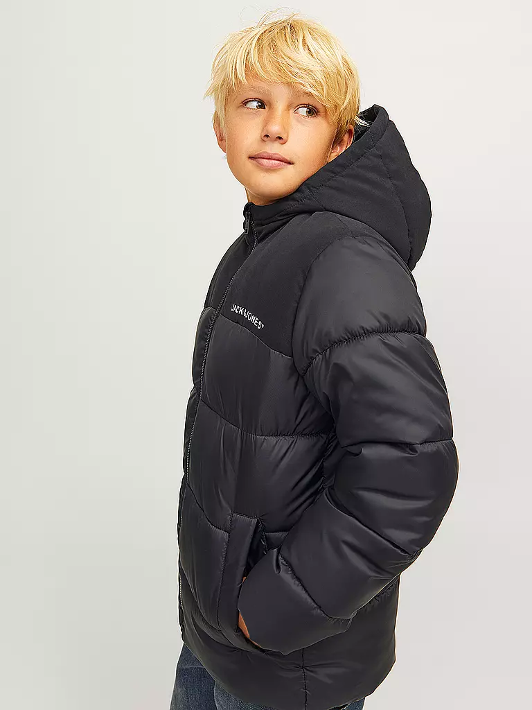 JACK & JONES | Jungen Steppjacke JJMOON | Negro