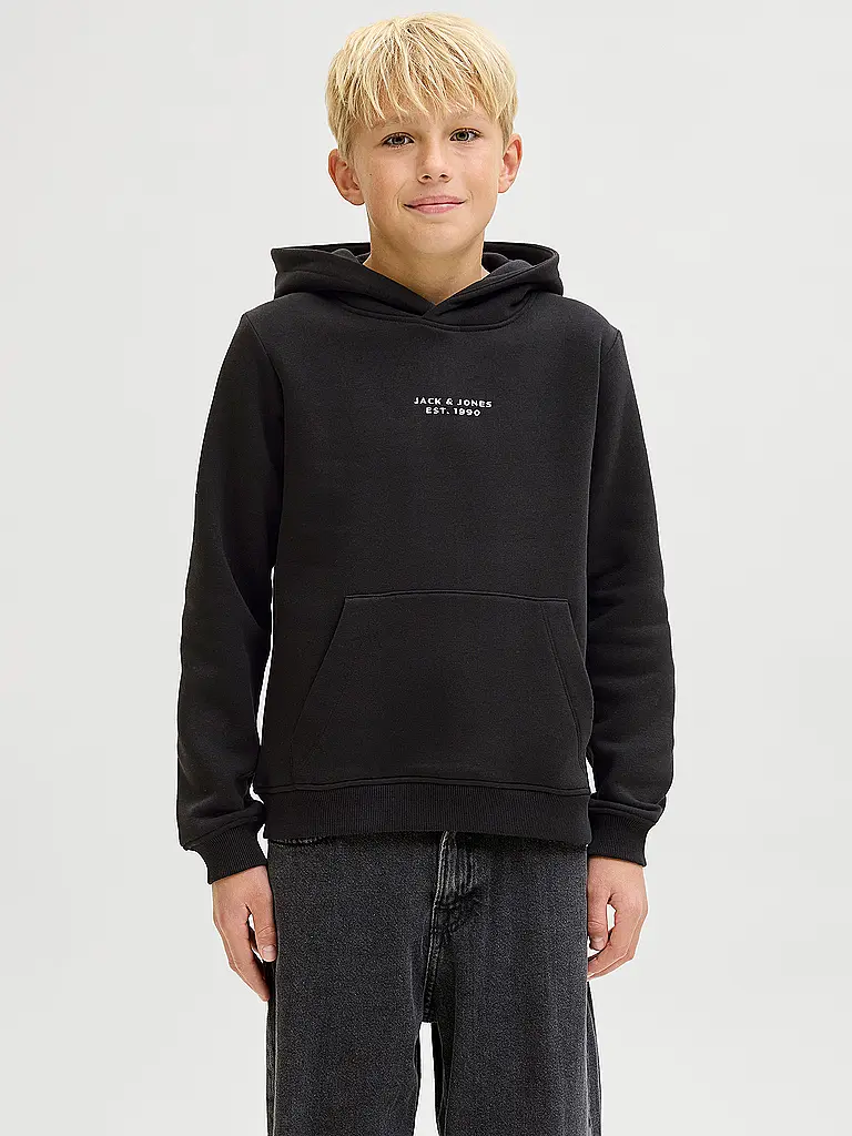 JACK & JONES | Jungen Sweater JCOPOINT
Marke: JACK & JONES
Farbe: schwarz
Kategorien: Mode,Kinder,Jungen

Ärmellänge: Langarm
Material: Sweat,Baumwolle,Polyester / Polyamid
Kragenform: Kapuze
Musterung: Unifarben
Passform (Oberbekleidung): Locker
Stil: Young Fashion
D | 