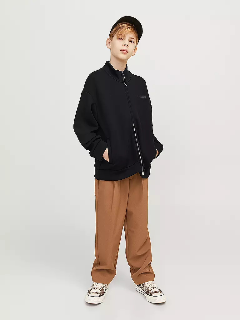 JACK & JONES | Jungen Sweatjacke JCOKINETIC  | Negro
