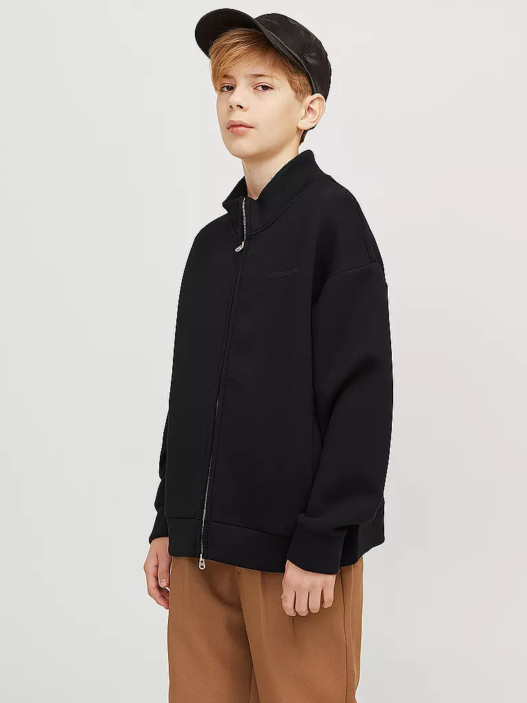 JACK & JONES | Jungen Sweatjacke JCOKINETIC  | Negro