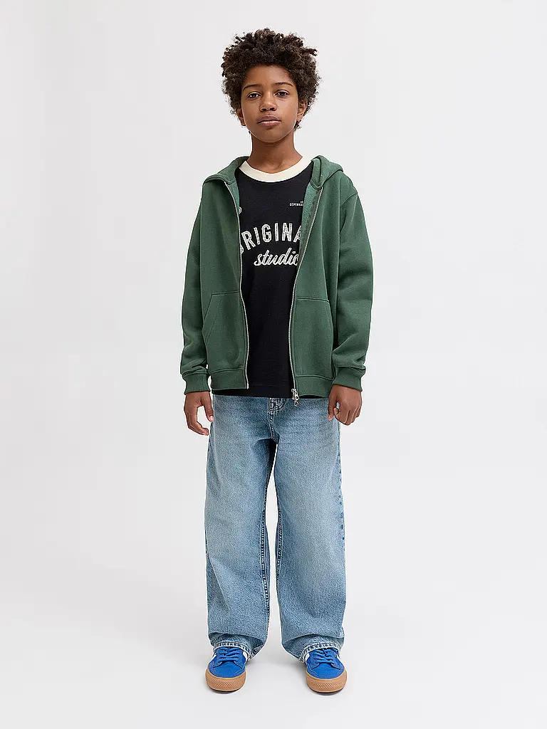 JACK & JONES | Jungen Sweatjacke JORBEDFORD  | Verde oscuro