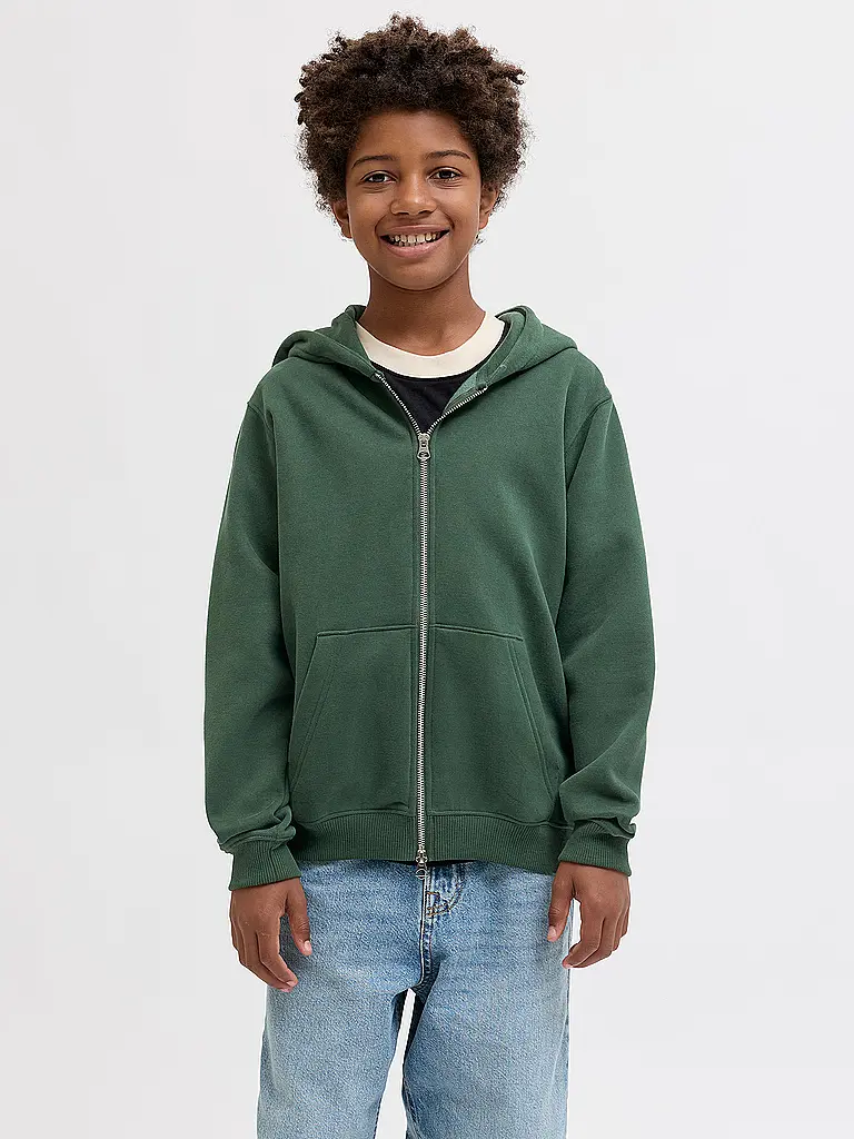 JACK & JONES | Jungen Sweatjacke JORBEDFORD  | Verde oscuro