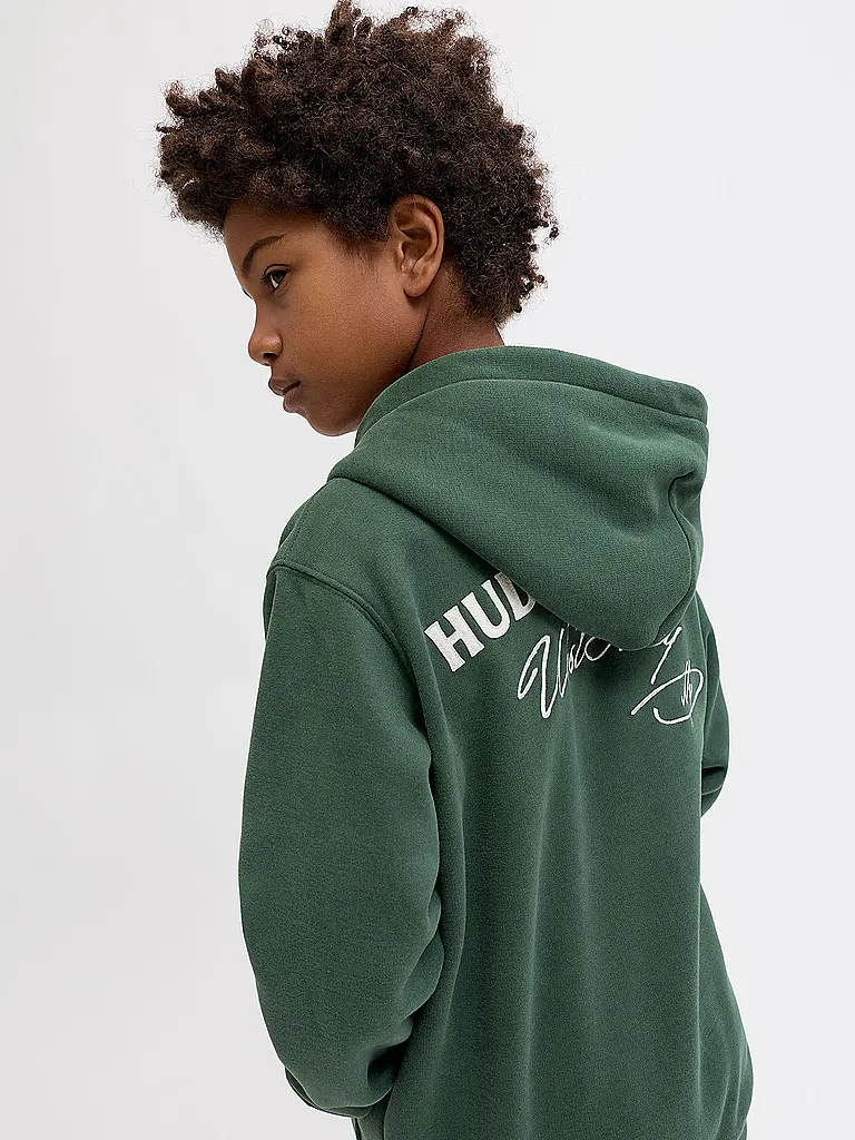 JACK & JONES | Jungen Sweatjacke JORBEDFORD  | Verde oscuro