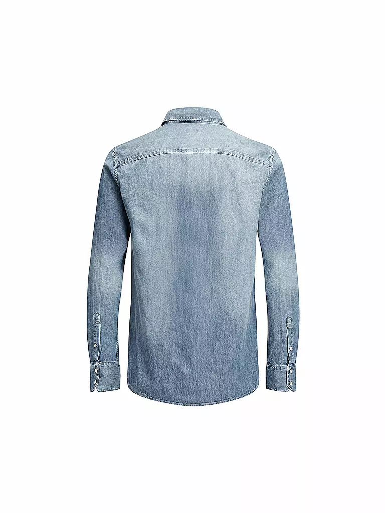 JACK & JONES | Jungen-Jeanshemd "JJEWESTERN SHERIDAN" | Azul
