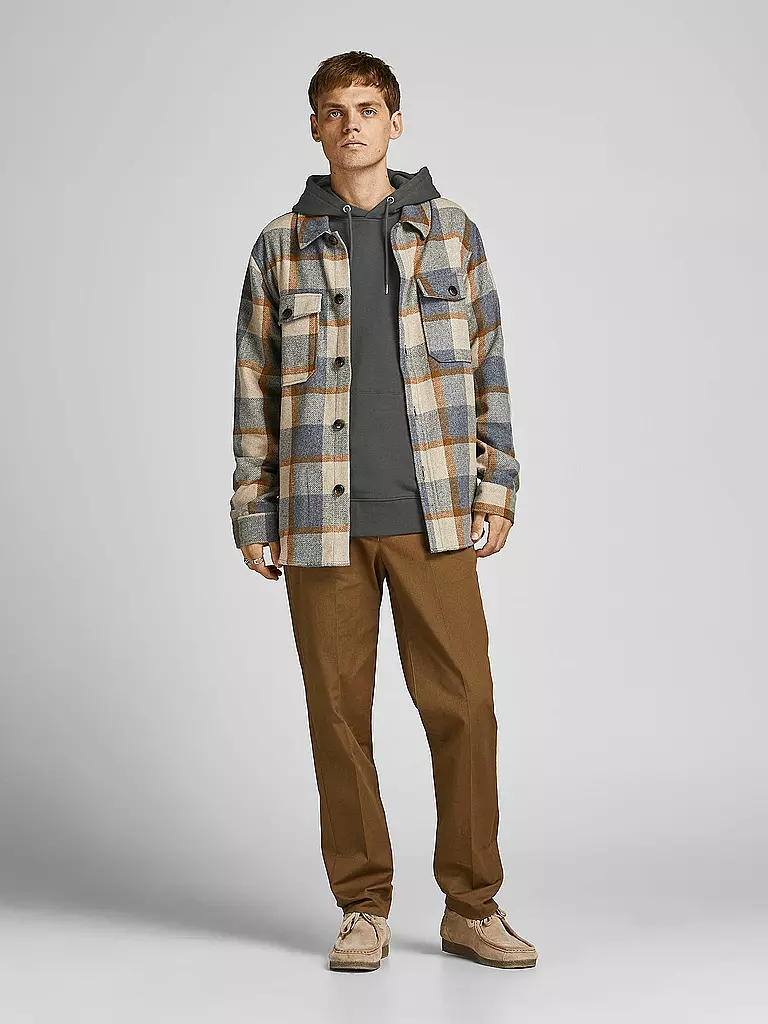 JACK & JONES | Kapuzensweater - Hoodie JJEORGANIC  | Gris