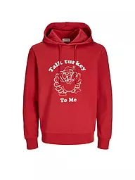 JACK & JONES | Kapuzensweater - Hoodie JJXMAS  | Rojo