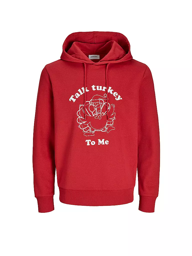 JACK & JONES | Kapuzensweater - Hoodie JJXMAS  | Rojo