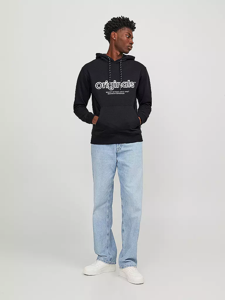 JACK & JONES | Kapuzensweater - Hoodie JORLAKEWOOD | Negro
