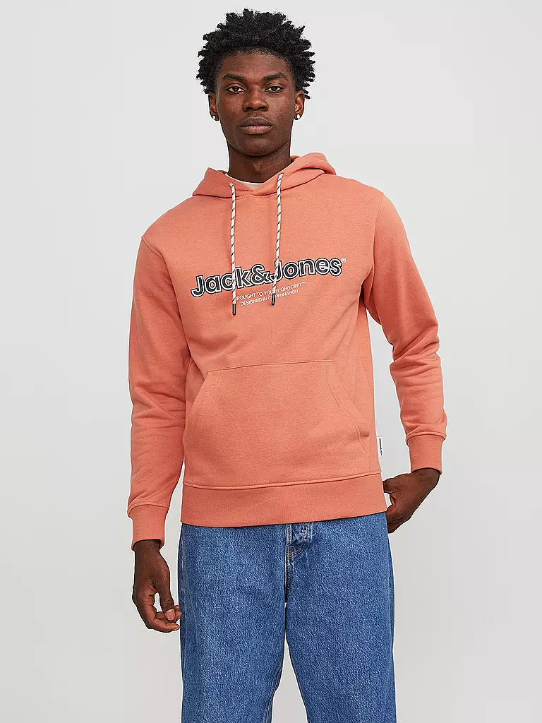 JACK & JONES | Kapuzensweater - Hoodie JORLAKEWOOD | Naranja
