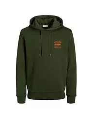JACK & JONES | Kapuzensweater - Hoodie JJLINER | Verde oscuro