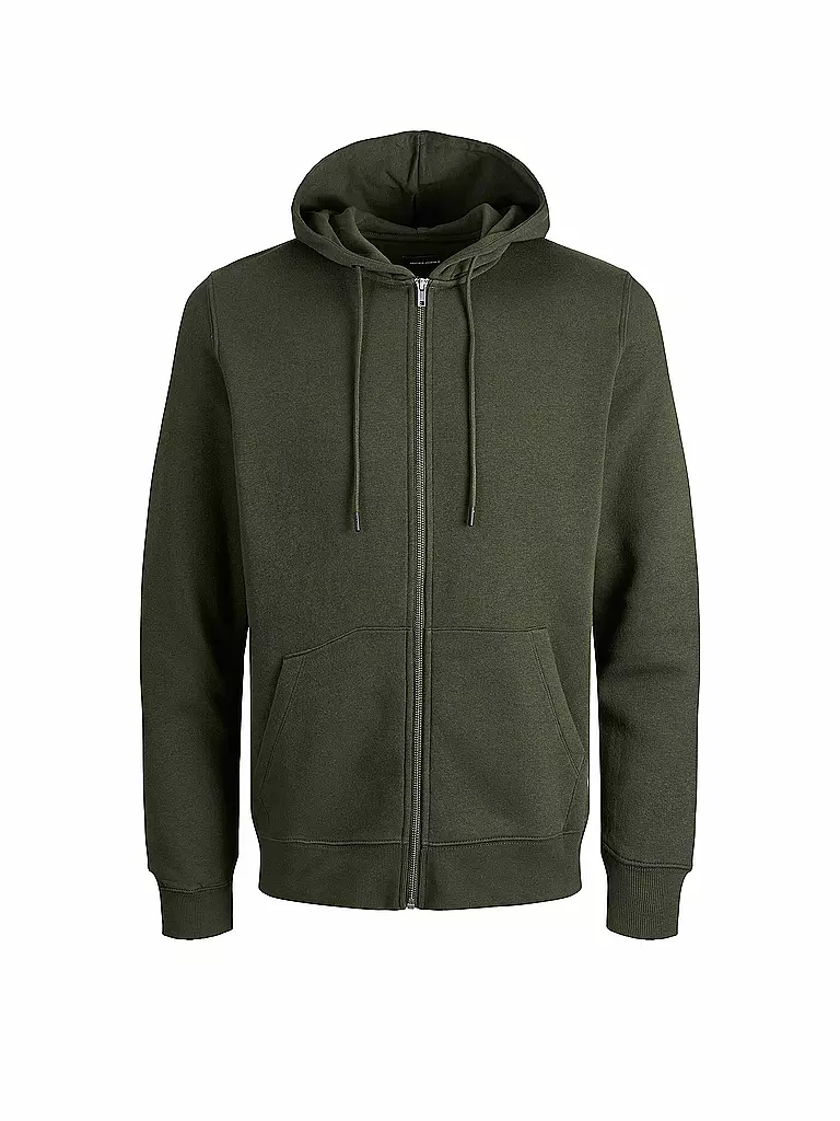 JACK & JONES | Kapuzensweatjacke JJESTAR  | Oliva