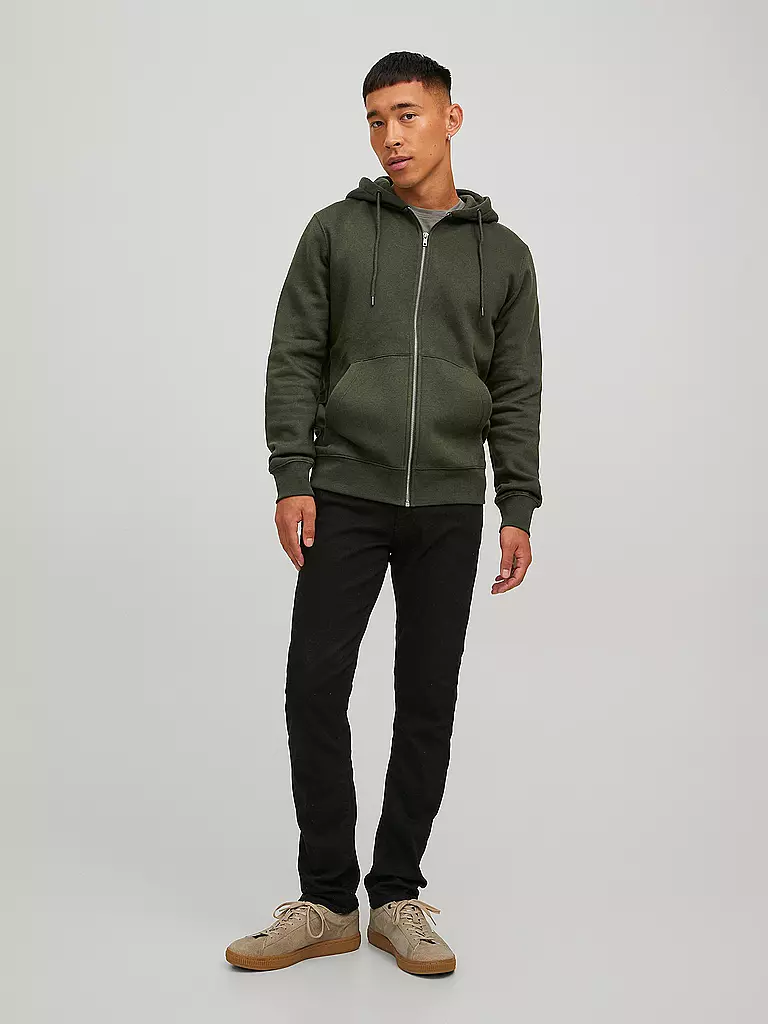 JACK & JONES | Kapuzensweatjacke JJESTAR  | Oliva