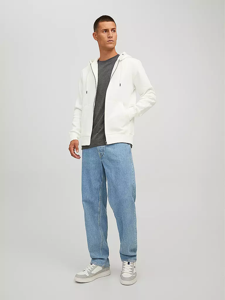 JACK & JONES | Kapuzensweatjacke JJESTAR  | Blanco