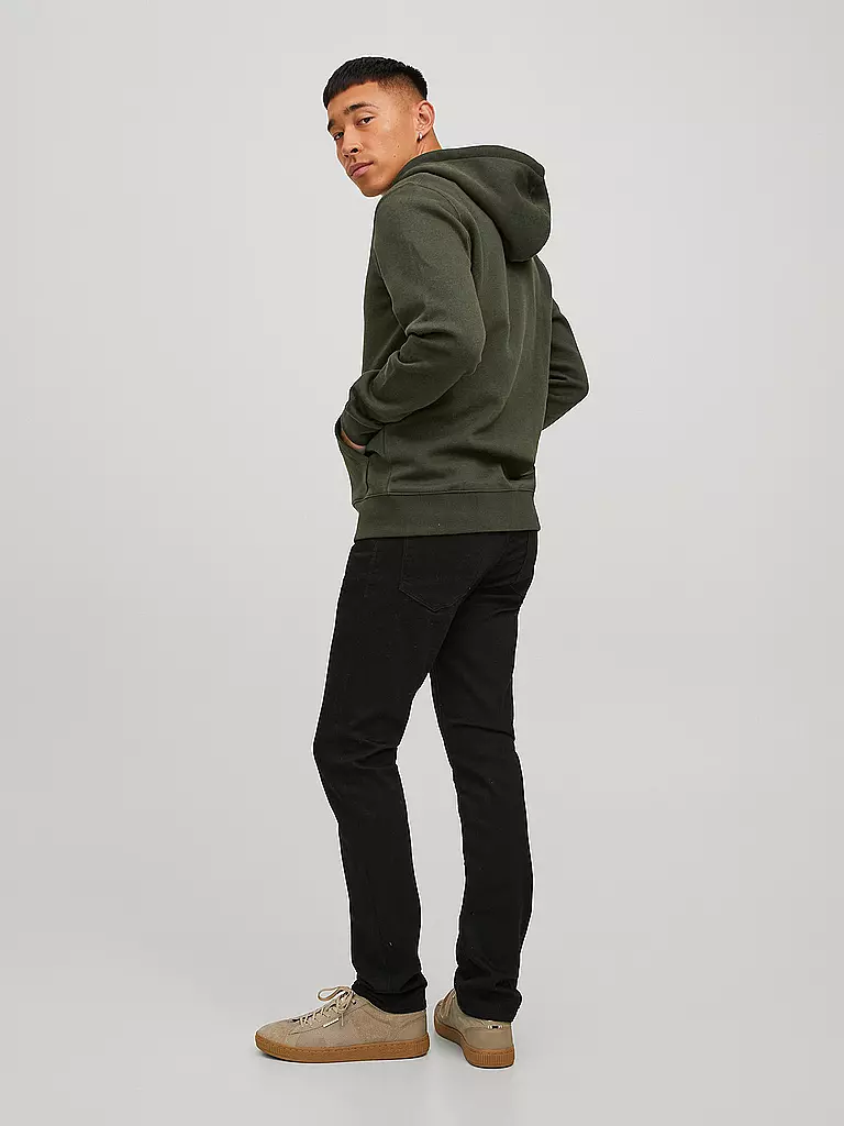 JACK & JONES | Kapuzensweatjacke JJESTAR  | Oliva