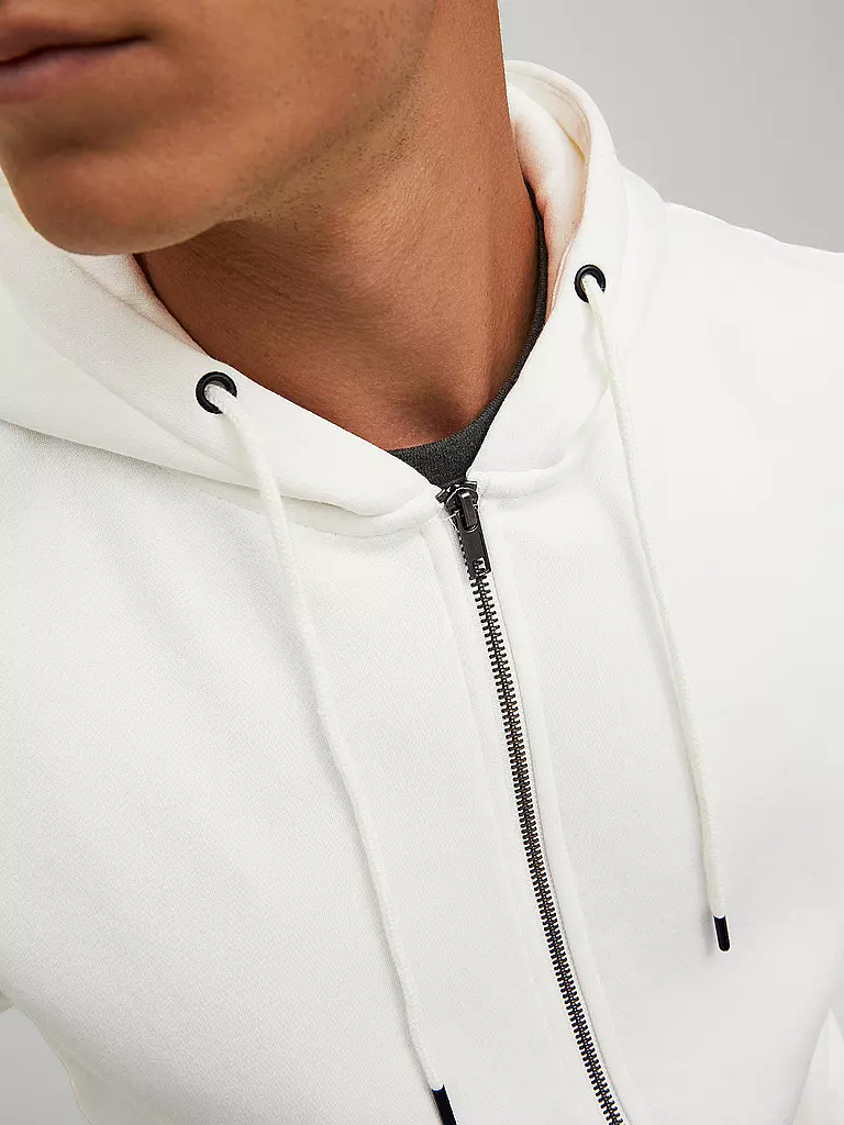 JACK & JONES | Kapuzensweatjacke JJESTAR  | Blanco