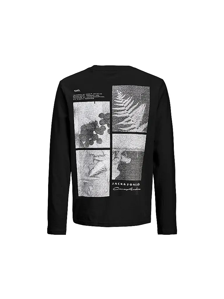 JACK & JONES | Nombre del producto: Camiseta de manga larga para niño JCOPOINT
Marca: JACK & JONES
Color: negro
Categorías: Moda, Niños, Niños

Longitud de la manga: Manga larga
Cuello: Cuello redondo
Material: Jersey, Algodón, Poliéster / Poliamida
Diseño: Estam | 