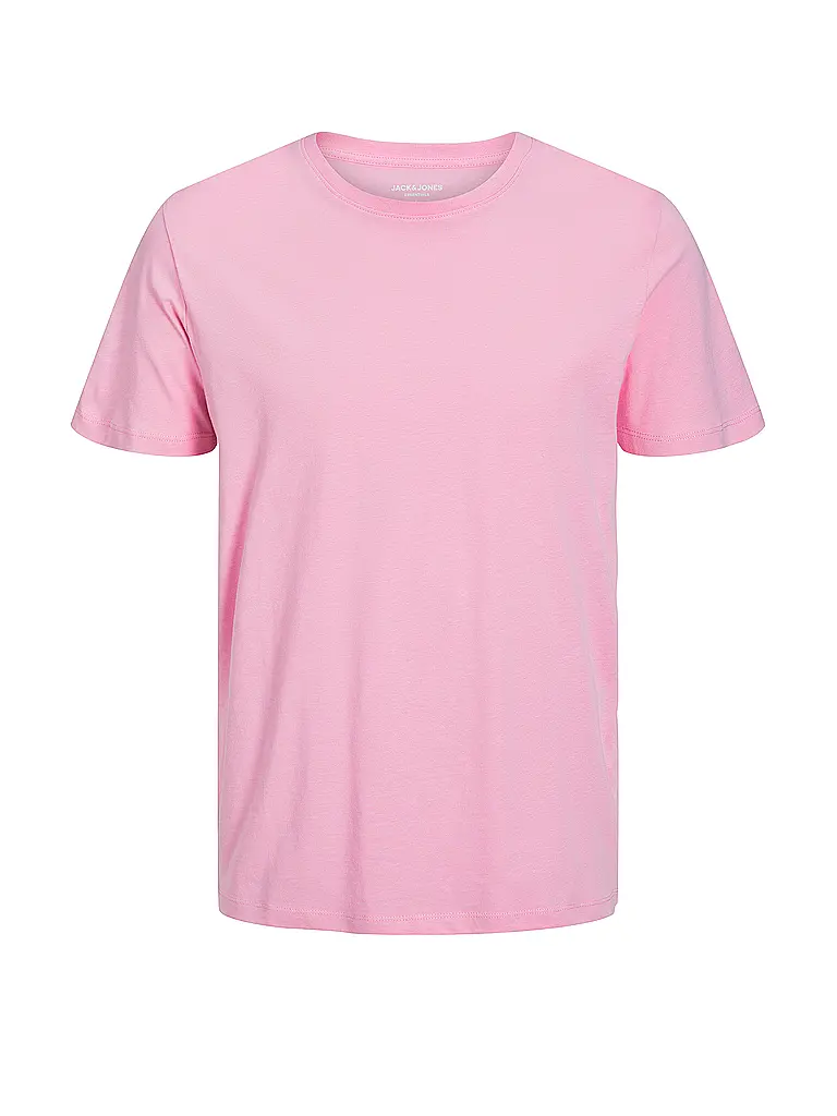 JACK & JONES | Nombre del producto: Camiseta JJEORGANIC
Marca: JACK & JONES
Color: rosa
Categorías: Moda, Hombre

Largo de manga: Manga corta
Cuello: Cuello redondo
Material: Algodón
Diseño: Liso
Corte (Prenda superior): Regular | Rosa