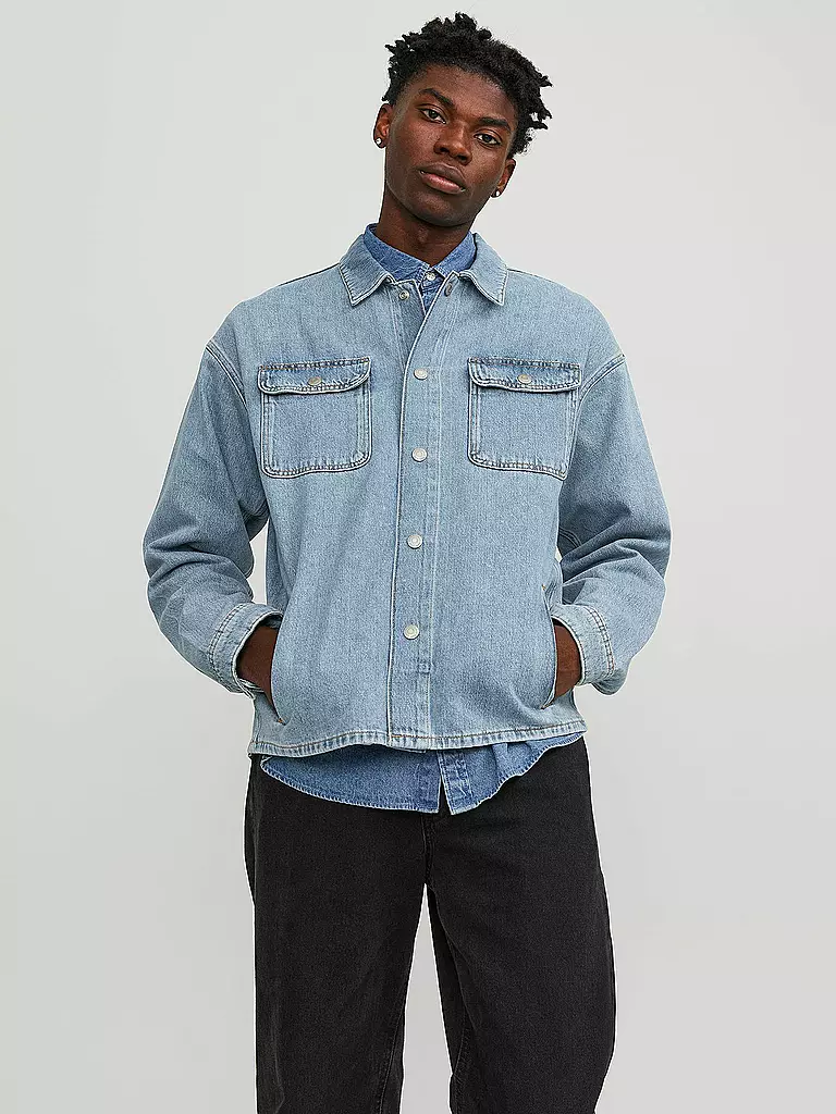 JACK & JONES | Overshirt JJICHASE JJOVERSHIRT | Azul claro