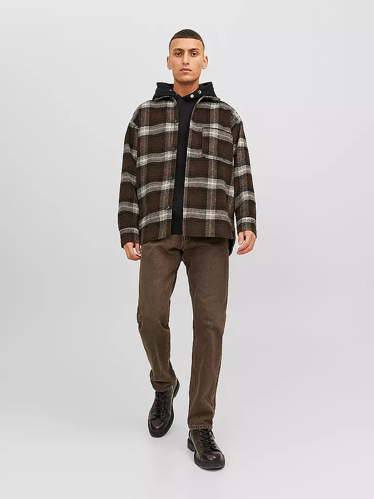 JACK & JONES | Overshirt JORZAC | Marrón