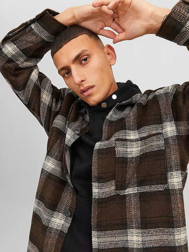 JACK & JONES | Overshirt JORZAC | Marrón