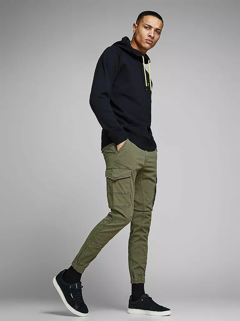 JACK & JONES | Pantalón cargo "JJIPAUL JJFLAKE" | Oliva