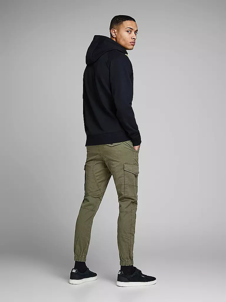JACK & JONES | Pantalón cargo "JJIPAUL JJFLAKE" | Oliva