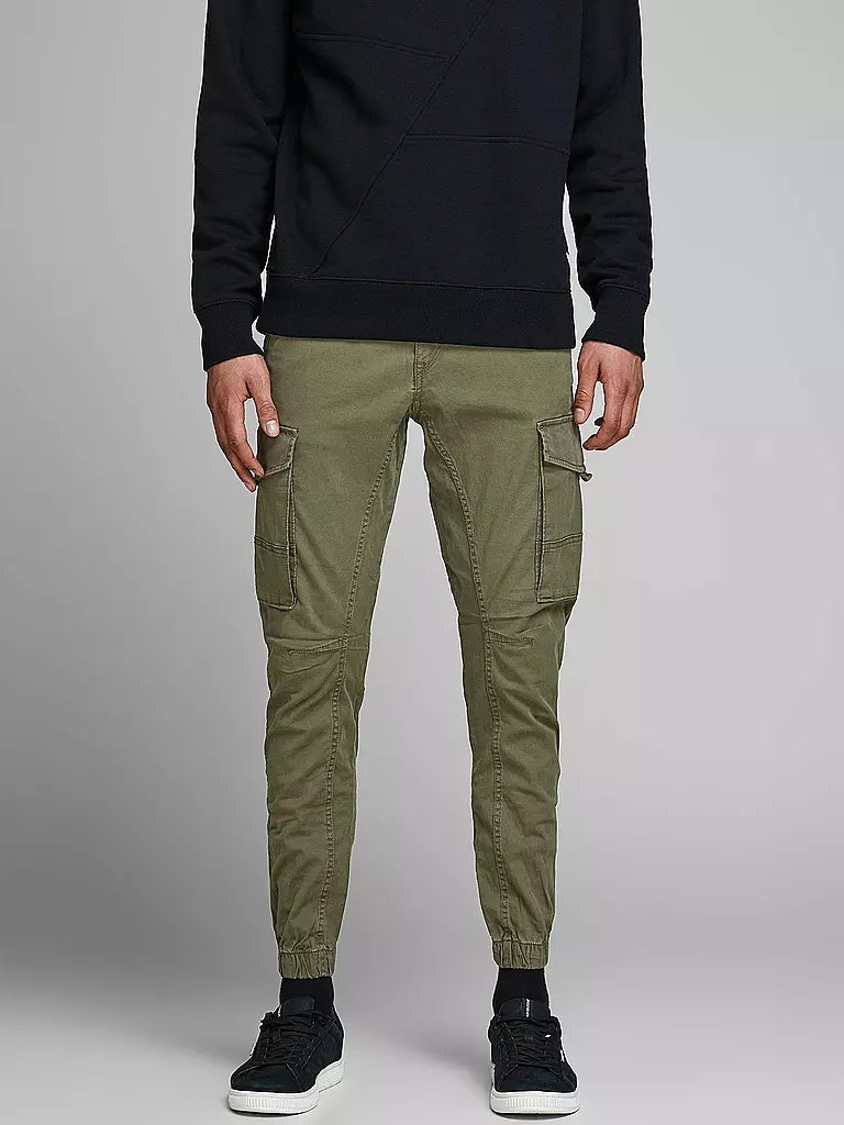 JACK & JONES | Pantalón cargo "JJIPAUL JJFLAKE" | Oliva