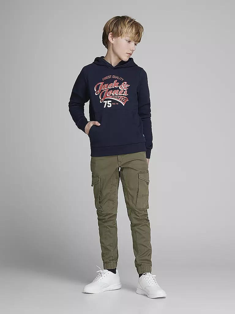 JACK & JONES | Pantalones cargo ajustados JPSTPAUL para niño | Oliva