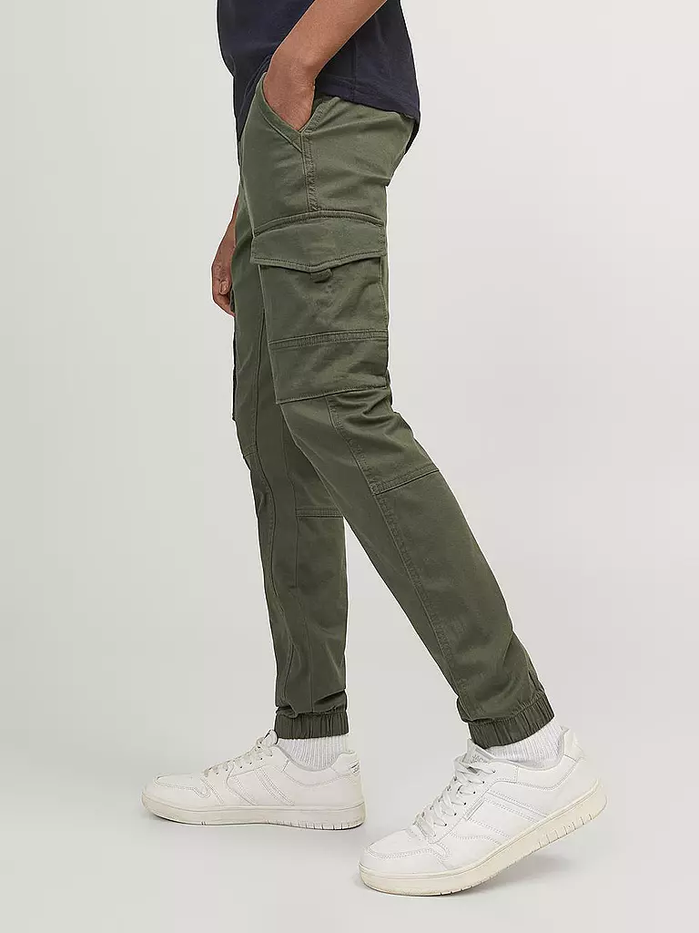 JACK & JONES | Pantalones cargo para niño JJIPAUL JJFLAKE | Oliva