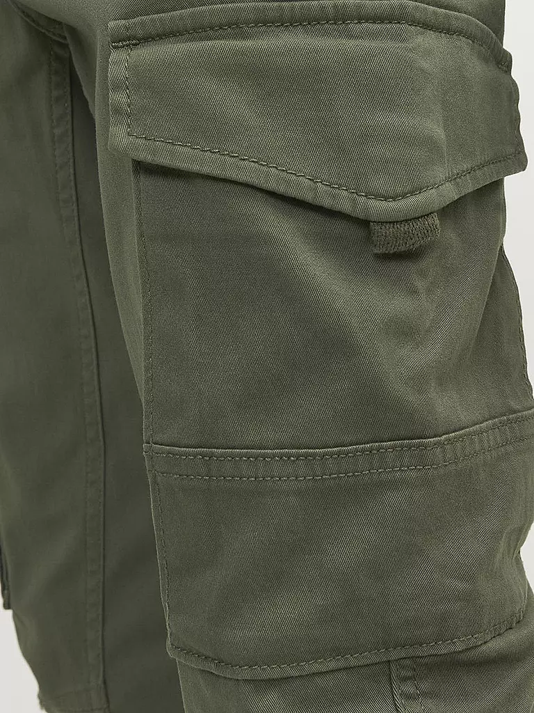 JACK & JONES | Pantalones cargo para niño JJIPAUL JJFLAKE | Oliva