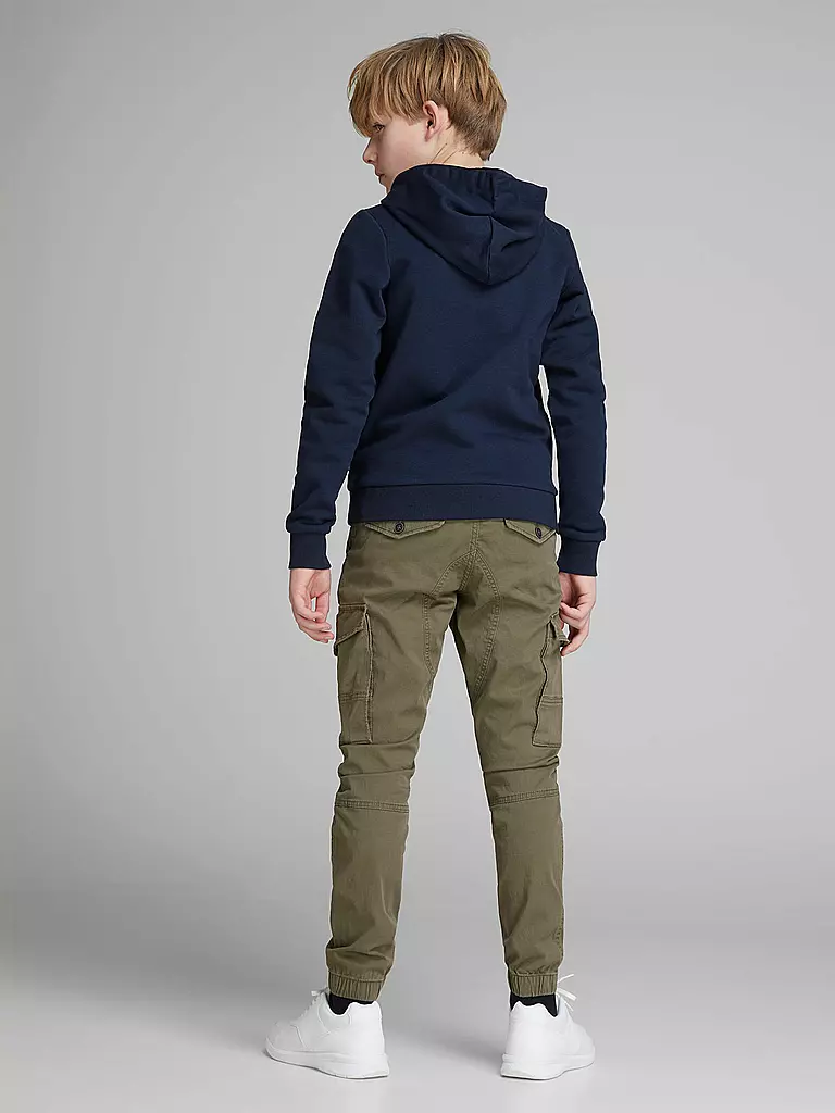 JACK & JONES | Pantalones cargo para niño JJIPAUL JJFLAKE | Oliva