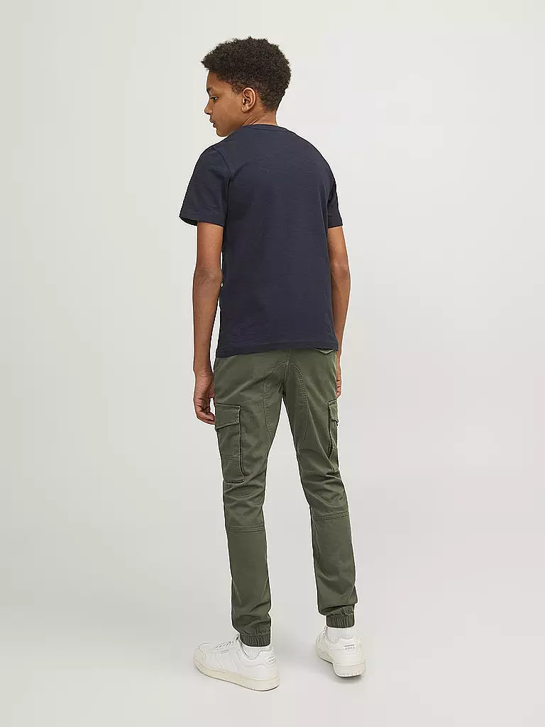 JACK & JONES | Pantalones cargo para niño JJIPAUL JJFLAKE | Oliva