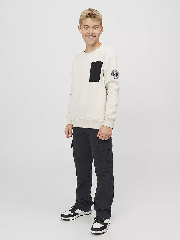 JACK & JONES | Pantalones cargo para niño JPSTKANE JJHARLOW | Negro
