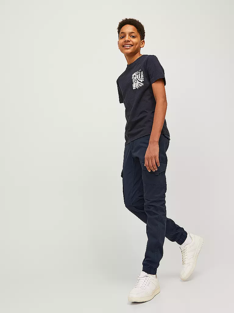 JACK & JONES | Pantalones cargo slim fit JJIPAUL para niño | Azul