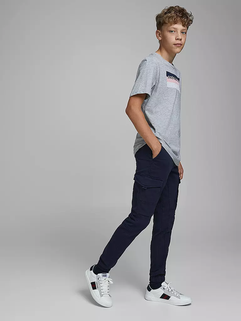 JACK & JONES | Pantalones cargo slim fit JJIPAUL para niño | Azul