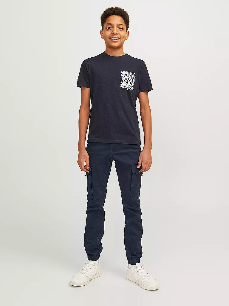JACK & JONES | Pantalones cargo slim fit JJIPAUL para niño | Azul