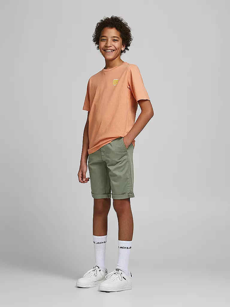 JACK & JONES | Pantalones cortos chinos para niño "JJIBOWIE" | Oliva